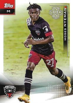 #160 Moses Nyeman - D.C. United - 2021 Topps MLS Soccer