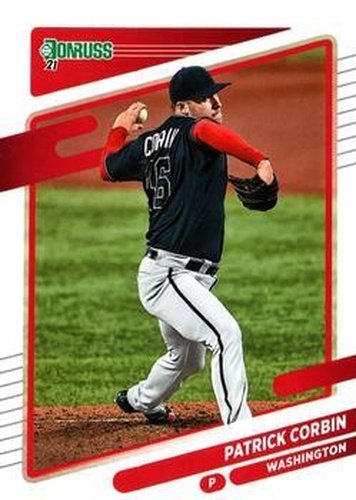 #160 Patrick Corbin - Washington Nationals - 2021 Donruss Baseball