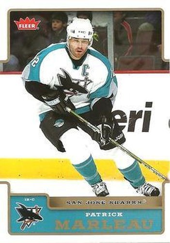 #160 Patrick Marleau - San Jose Sharks - 2006-07 Fleer Hockey