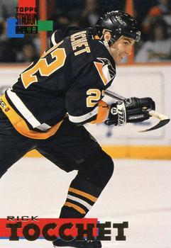 #160 Rick Tocchet - Pittsburgh Penguins - 1994-95 Stadium Club Hockey