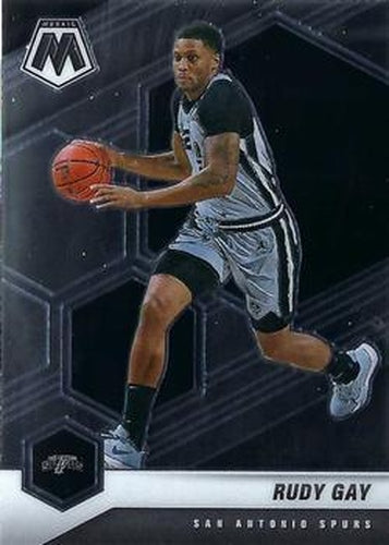 #160 Rudy Gay - San Antonio Spurs - 2020-21 Panini Mosaic Basketball