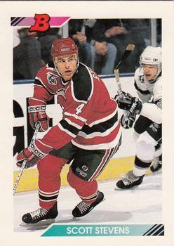 #160 Scott Stevens - New Jersey Devils - 1992-93 Bowman Hockey