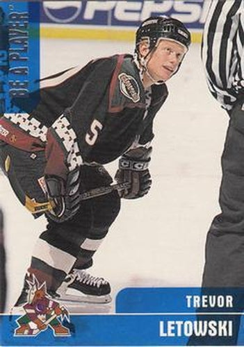 #160 Trevor Letowski - Phoenix Coyotes - 1999-00 Be a Player Memorabilia Hockey
