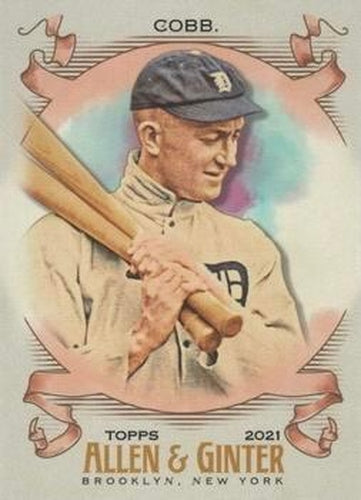 #160 Ty Cobb - Detroit Tigers - 2021 Topps Allen & Ginter Baseball