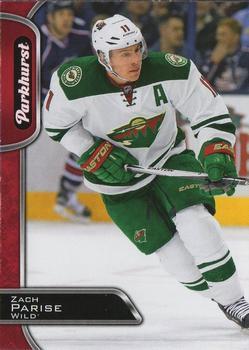 #160 Zach Parise - Minnesota Wild - 2016-17 Parkhurst - Red Hockey