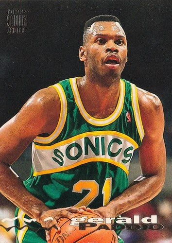 #160 Gerald Paddio - Seattle SuperSonics - 1993-94 Stadium Club Basketball