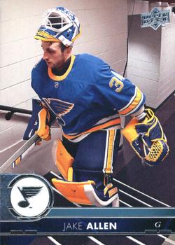 #160 Jake Allen - St. Louis Blues - 2017-18 Upper Deck Hockey