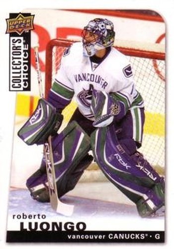 #160 Roberto Luongo - Vancouver Canucks - 2008-09 Collector's Choice Hockey