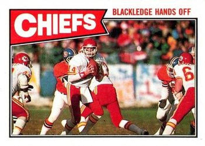 #160 Todd Blackledge - Kansas City Chiefs - 1987 Topps Football