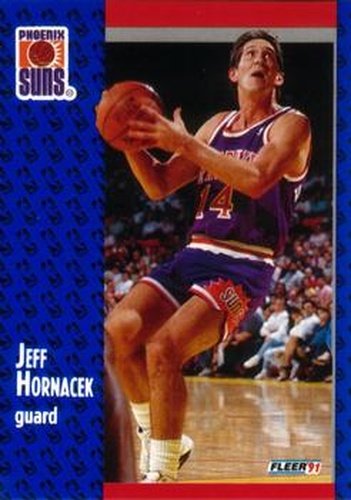 #160 Jeff Hornacek - Phoenix Suns - 1991-92 Fleer Basketball