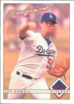 #160 Jay Howell - Los Angeles Dodgers - 1993 O-Pee-Chee Baseball