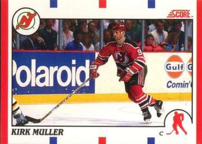 #160 Kirk Muller - New Jersey Devils - 1990-91 Score Canadian Hockey