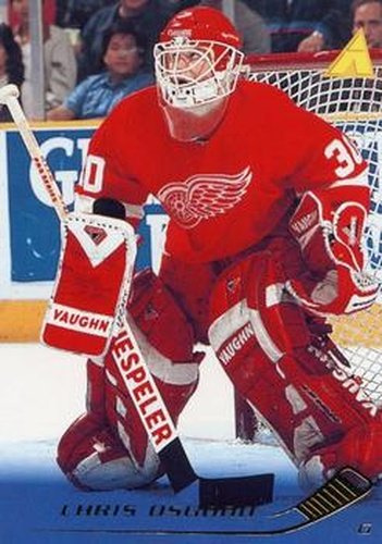#160 Chris Osgood - Detroit Red Wings - 1995-96 Pinnacle Hockey