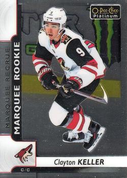 #160 Clayton Keller - Arizona Coyotes - 2017-18 O-Pee-Chee Platinum Hockey