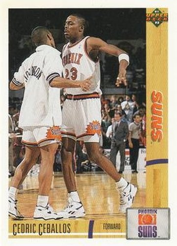 #160 Cedric Ceballos - Phoenix Suns - 1991-92 Upper Deck Basketball