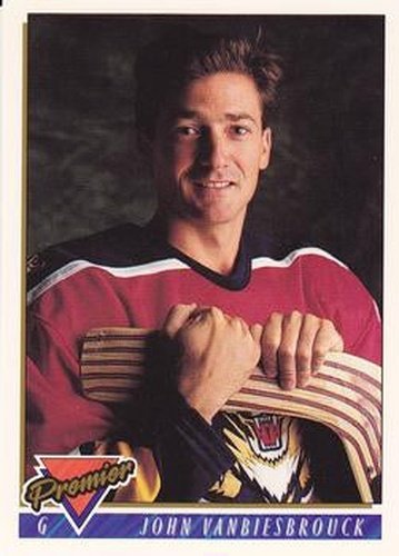 #160 John Vanbiesbrouck - Florida Panthers - 1993-94 Topps Premier Hockey