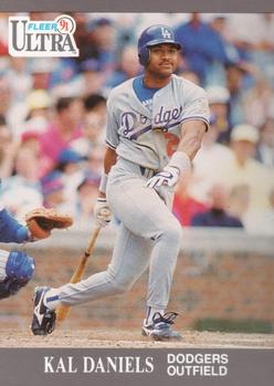 #160 Kal Daniels - Los Angeles Dodgers - 1991 Ultra Baseball