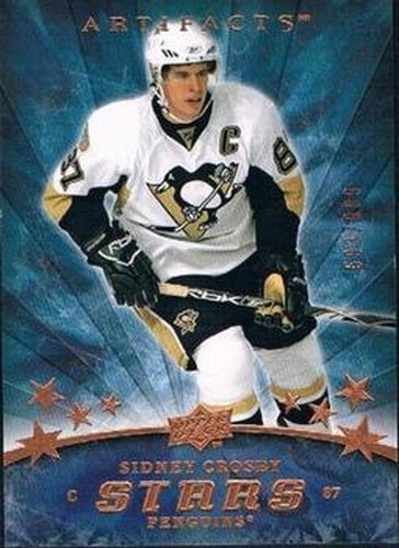 #160 Sidney Crosby - Pittsburgh Penguins - 2008-09 Upper Deck Artifacts Hockey