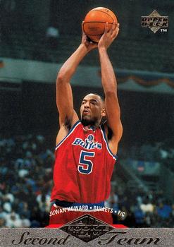 #160 Juwan Howard - Washington Bullets - 1995-96 Upper Deck Basketball