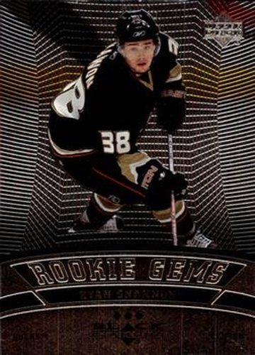 #160a Ryan Shannon - Anaheim Ducks - 2006-07 Upper Deck Black Diamond Hockey