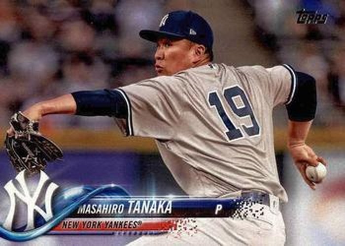 #160 Masahiro Tanaka - New York Yankees - 2018 Topps Baseball