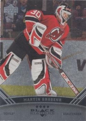 #160b Martin Brodeur - New Jersey Devils - 2006-07 Upper Deck Black Diamond Hockey