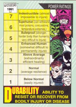 #161 Durability - 1991 Impel Marvel Universe Series II