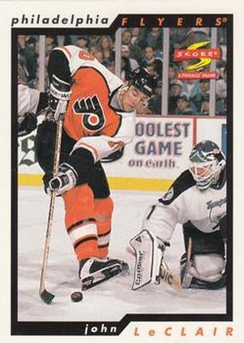 #161 John LeClair - Philadelphia Flyers - 1996-97 Score Hockey
