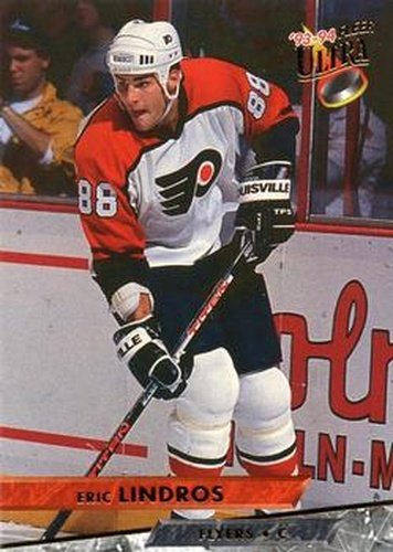 #161 Eric Lindros - Philadelphia Flyers - 1993-94 Ultra Hockey