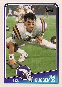 #161 Neal Guggemos - Minnesota Vikings - 1988 Topps Football