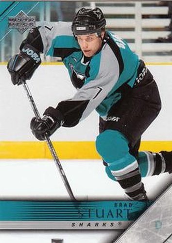 #161 Brad Stuart - San Jose Sharks - 2005-06 Upper Deck Hockey
