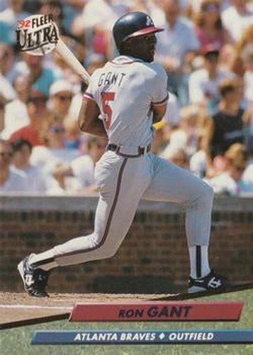 #161 Ron Gant - Atlanta Braves - 1992 Ultra Baseball