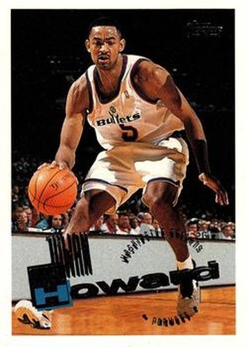 #161 Juwan Howard - Washington Bullets - 1995-96 Topps Basketball