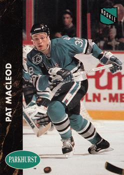 #161 Pat MacLeod - San Jose Sharks - 1991-92 Parkhurst Hockey