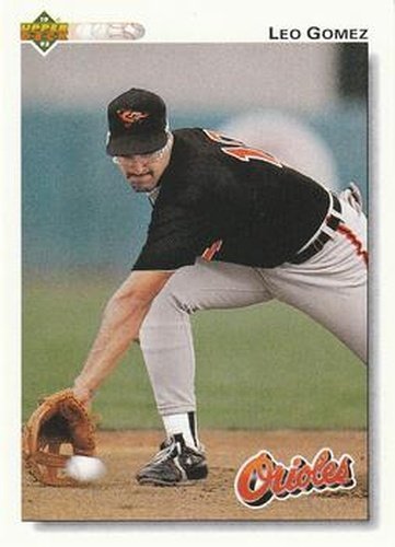 #161 Leo Gomez - Baltimore Orioles - 1992 Upper Deck Baseball