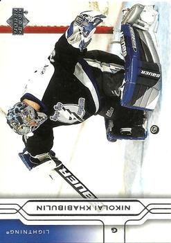 #161 Nikolai Khabibulin - Tampa Bay Lightning - 2004-05 Upper Deck Hockey