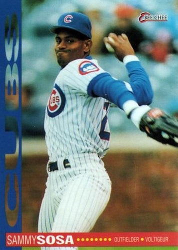 #161 Sammy SosaÊ - Chicago Cubs - 1994 O-Pee-Chee Baseball