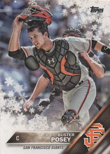 #HMW161 Buster Posey - San Francisco Giants - 2016 Topps Holiday Baseball