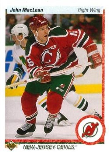 #161 John MacLean - New Jersey Devils - 1990-91 Upper Deck Hockey