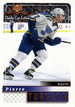 #161 Pierre Turgeon - St. Louis Blues - 1999-00 Upper Deck MVP Stanley Cup Edition Hockey