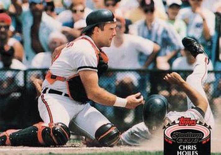 #161 Chris Hoiles - Baltimore Orioles - 1992 Stadium Club Baseball