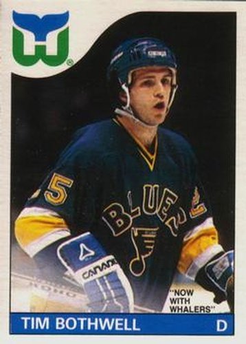 #161 Tim Bothwell - Hartford Whalers - 1985-86 O-Pee-Chee Hockey