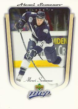 #161 Alexei Semenov - Edmonton Oilers - 2005-06 Upper Deck MVP Hockey