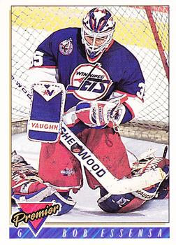#161 Bob Essensa - Winnipeg Jets - 1993-94 Topps Premier Hockey
