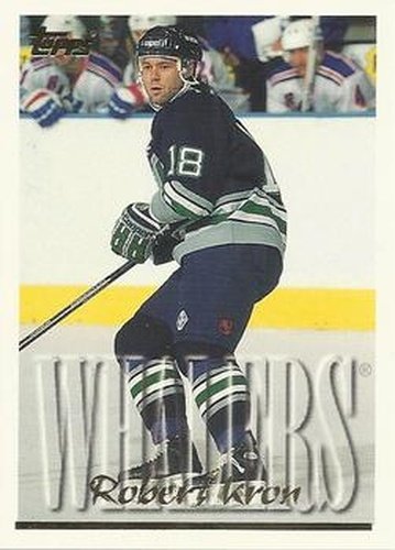 #161 Robert Kron - Hartford Whalers - 1995-96 Topps Hockey