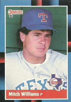 #161 Mitch Williams - Texas Rangers - 1988 Donruss Baseball