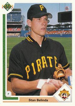 #161 Stan Belinda - Pittsburgh Pirates - 1991 Upper Deck Baseball