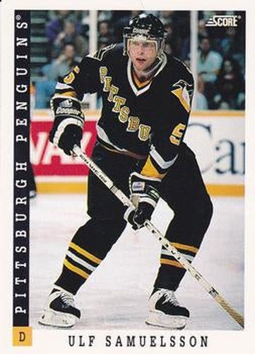 #161 Ulf Samuelsson - Pittsburgh Penguins - 1993-94 Score Canadian Hockey