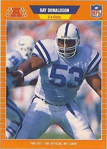 #161 Ray Donaldson - Indianapolis Colts - 1989 Pro Set Football