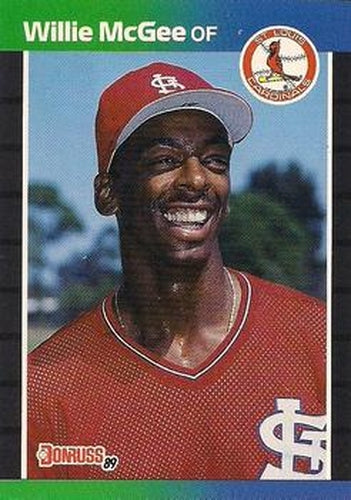 #161 Willie McGee - St. Louis Cardinals - 1989 Donruss Baseball